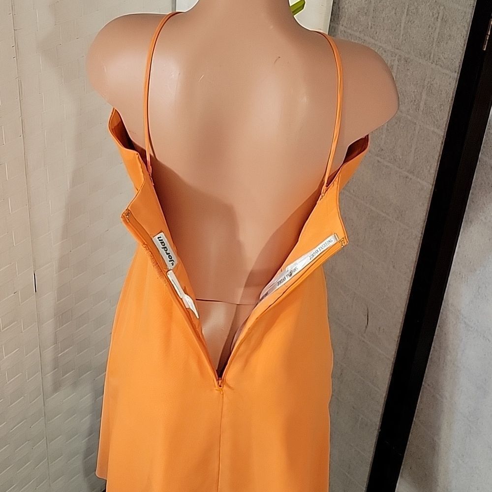 BRAND NEW JORDAN FASHION CHIFFON STRAPLESS SHORT COCKTAIL DRESS - Picture 11 of 15